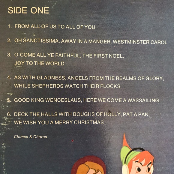 Disney Christmas Carols from all of us to all of you Vinyl LP - Picture 3 of 7